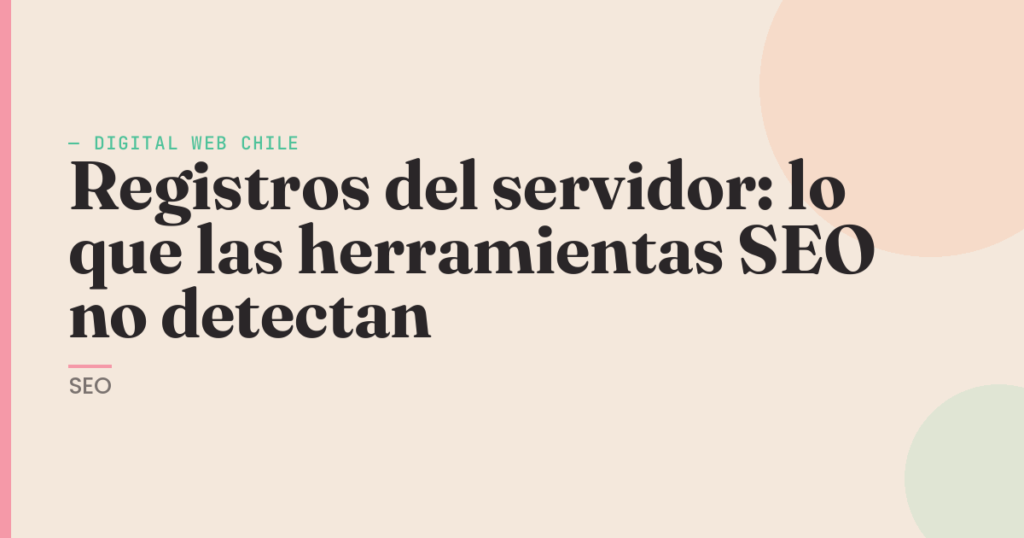 registros del servidor SEO