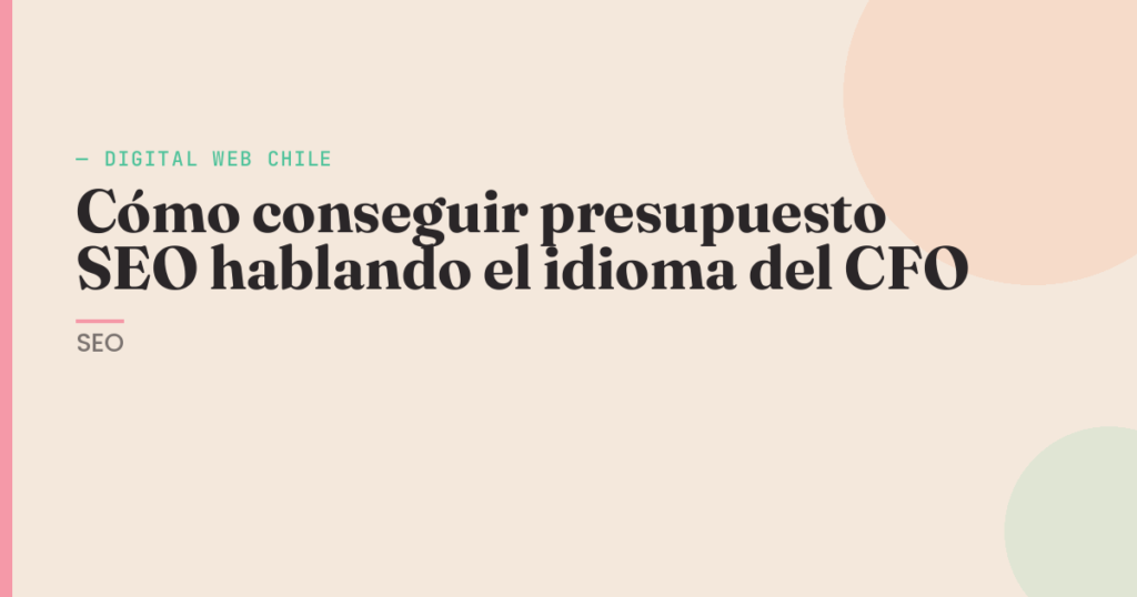presupuesto SEO CFO